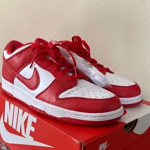 Nike dunk low university red